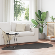 vidaXL Matta "HUARTE" Kort Lugg Mjuk och Tvättbar Antracit 100x200 cm