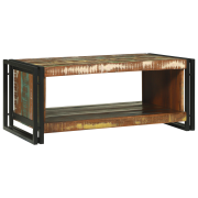 vidaXL Kaffebord 90x50x38 cm Massivt Trä Återvunnet