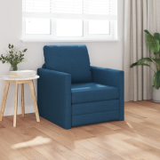 vidaXL Golvsängsoffa 2-i-1 Blå 74x77x81 cm Tyg