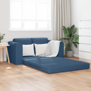 vidaXL Floor Sofa Bed 2-i-1 Blå 148x71x83 cm Tyg
