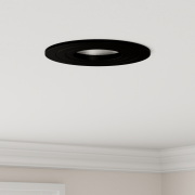 vidaXL inbyggda spotlights 24 st Rund GU10 Svart Ø91 mm