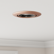 vidaXL Inbyggda Spotlights 12 st Runda GU10 Koppar Ø90 mm Stål