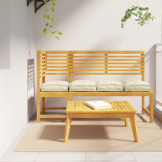 vidaXL Pallkuddar för sitt 4 st Grädde 40x40x8 cm Oxford tyg