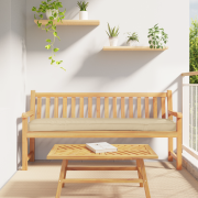 vidaXL Pallkudd för Bänk Beige 180x40x8 cm Oxford Tyg