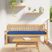 vidaXL Pallkudde för bänk Kungablå 180x40x8 cm Oxford tyg