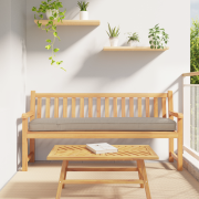 vidaXL Pallkuddar för Bänk 2 st Taupe 180x40x8 cm Oxford Tyg