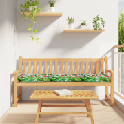 vidaXL Pallkuddar för Bänk 2 st Tropisk Dschungel 180x40x8 cm Oxfordty...