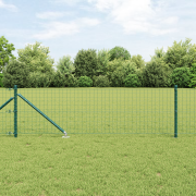 vidaXL Staketstolpar med Spike 13 st Ø32 mm 80 cm Galvaniserat Stål