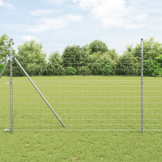 vidaXL Euro Zaun 1.5x10 m Galvaniserat stål