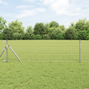 vidaXL Euro Fence 0.6x25 m Galvaniserat stål