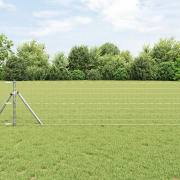 vidaXL Euro Staket 0.6x50 m Galvaniserat Stål