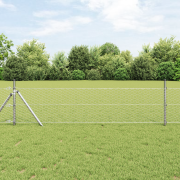 vidaXL Sexkantigt Staket 0.5x100 m Galvaniserat Stål