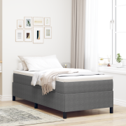 vidaXL Sängram Ljusgrå 80x200 cm Corduroy Tyg