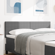 vidaXL Sänggavel Enkelt Design Ljusgrå 140 cm Sammet
