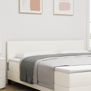 vidaXL Sänggavel Enkel Design Gräddvit 180 cm Vallmode