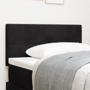 vidaXL Sänggavel Med Knappad Fällning Svart 90 cm Sammet