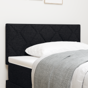 vidaXL Sänggavel Diamantblock Design Svart 100 cm Tyg