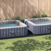 vidaXL Rektangulärt Poolöverdrag Svart Plast 820 x 420 cm