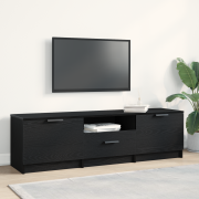 vidaXL TV-bänk - Svart ek - 140x35x40 cm - Tillverkad av konstruerat t...