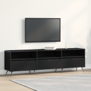 vidaXL TV-Bänk Svart 150x30x44,5 cm Konstruerat trä