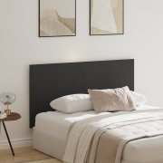 vidaXL Sänggavel Svart Ek 160x1,5x80 cm Trä