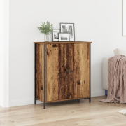 vidaXL Sideboard återvunnet trä 70x30x80 cm konstruerat trä och stål