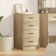 vidaXL Sideboard sonoma ek 40x41x75 cm konstruerat trä