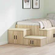 vidaXL Förvaringsskåp i Sonoma Ek 118x41x40 cm, Trä