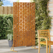 vidaXL Integritetsskydd 100x50x180 cm i Väderbeständig Stål
