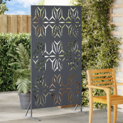 vidaXL Avskärmning Antracit 100x50x180 cm i Stål