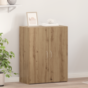 vidaXL Kontorskåp Artisan Ek 60x32x77,5 cm Konstruerat trä