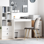vidaXL Skrivbord Vitt 80x50x76 cm Konstruerat trä