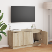 vidaXL TV-Bänk Sonoma Ek 100x38x49 cm Konstruerat Trä