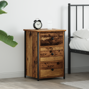 vidaXL gammalt trä bord gammalt trä MDF, spånskiva, metall Medium