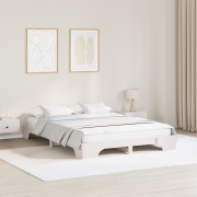 vidaXL Sängram Vit Massivt Tallträ 160 x 200 cm Hållbar