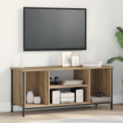 vidaXL TV-ställ Artisan Oak Ingenjörsträ, Metall 102 x 35 x 45 cm