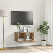 vidaXL TV-skåp Set Artisan Oak Konstruerat trä TV-skåp Rektangulär