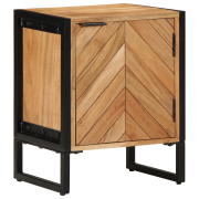 vidaXL Sängbord 40x30x50 cm Massivt trä Akacia