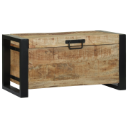vidaXL Förvaringskistor 60x30x30cm Massivt Mangoträ och Metall