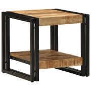 vidaXL Kaffeebord 40x50x38 cm Massivt Grovt Mangoträ