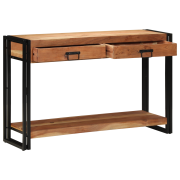 vidaXL Konsolbord 120x33x75 cm Massivt Akaciaträ