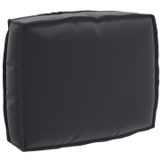 vidaXL Pallkudde för Ryggen Svart 50x40x12 cm Oxford Tyg