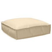 vidaXL Palldyna för sits Beige 50 x 50 x 12 cm Oxford tyg