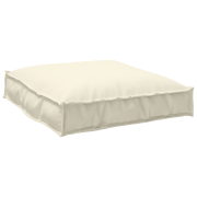 vidaXL Palldyna för sits Kräm 70 x 70 x 12 cm Oxford tyg