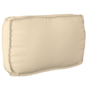 vidaXL Pallkudde för Ryggstöd Beige 70x40x12 cm Oxford Tyg