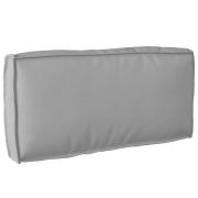 vidaXL Pallkudde för Ryggstöd Grå 80x40x12 cm