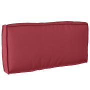vidaXL Palletkudde för Ryggstöd Vinröd 80x40x12 cm Oxford Tyg