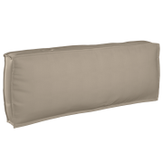 vidaXL Pallkudde för Ryggstöd Taupe 120x40x12 cm Oxford Tyg
