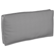 vidaXL Pallkudde för Sitt/ryggstöd Grå 120x60x12 cm Oxford Tyg