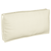 vidaXL Pallekudde för sitt/ryggstöd Grädde 120x60x12 cm Oxford-tyg